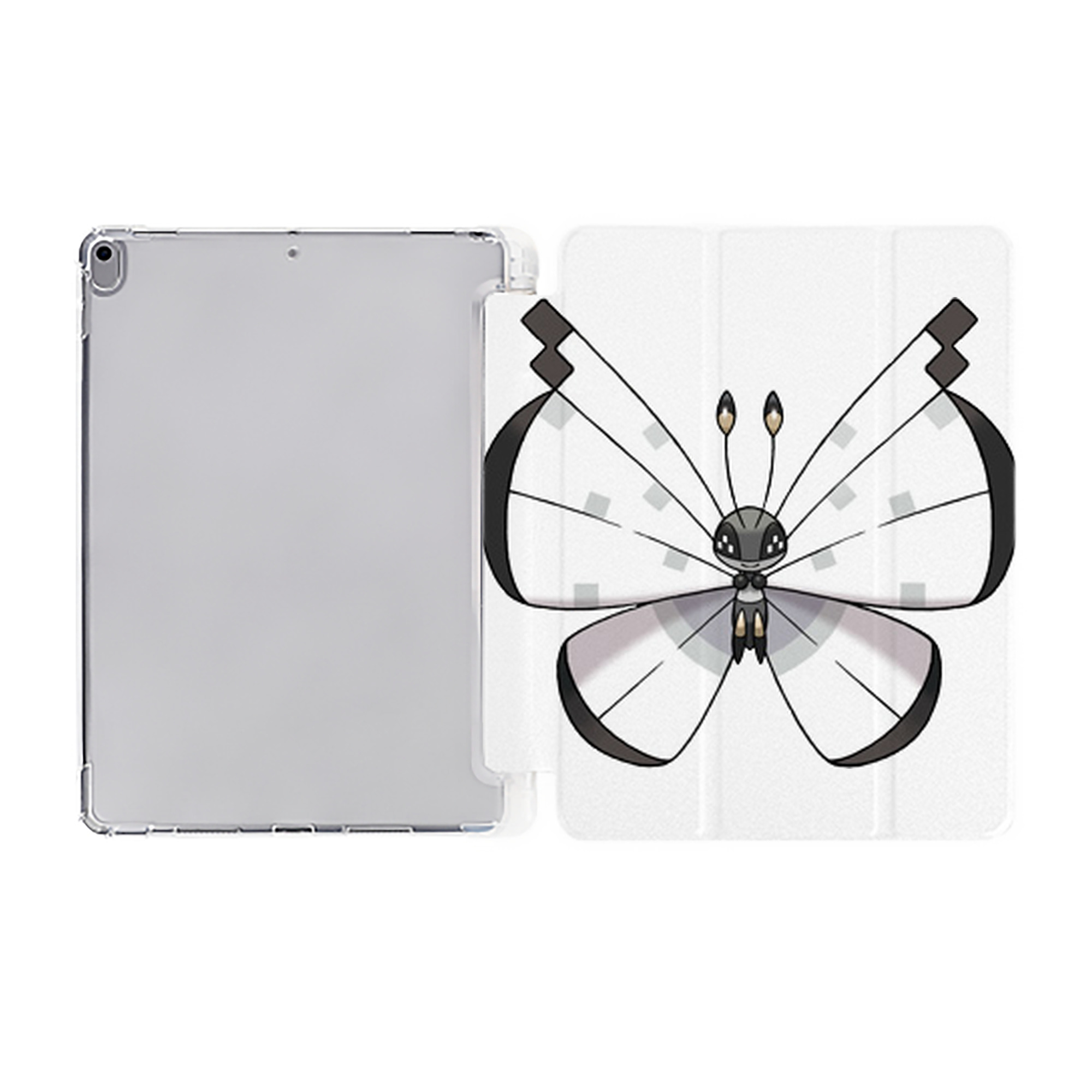 （画像用） ポケットモンスター Pokémon IPad ケース ペン収納付き 三つ折りスタンド PUレザー×シリコン 対応機種9.5/10.5/10.9インチ
